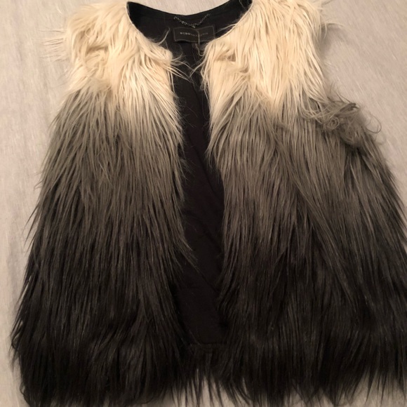 BCBG Faux Fur Cardigan - Picture 1 of 1